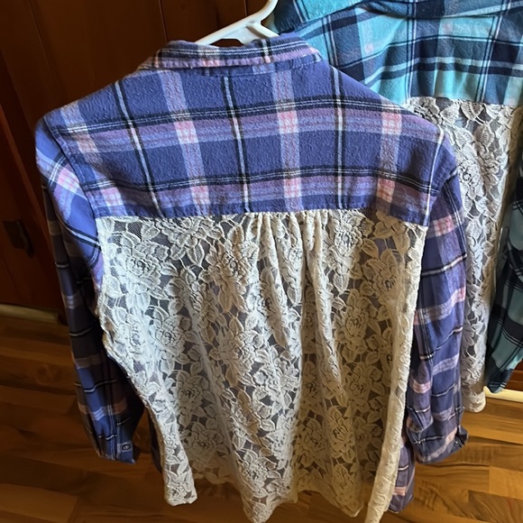 2 soft button up shirts. - Picture 2 of 3